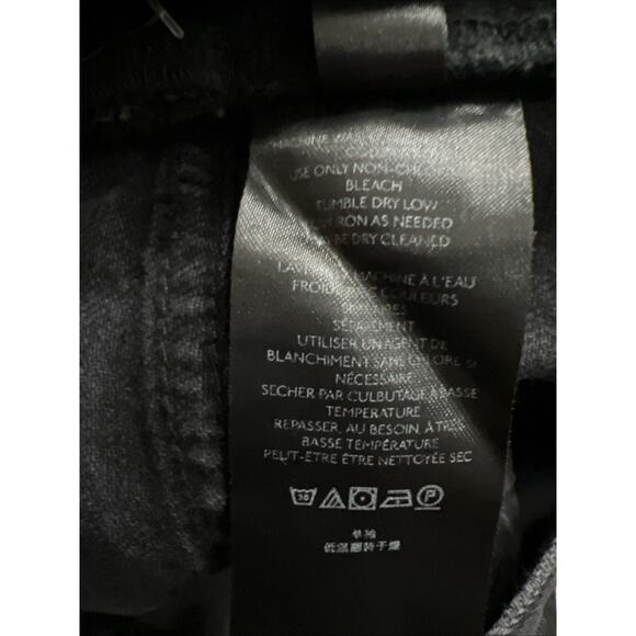 Free People We The Free Jeans Shorts Size 28 Raw Hem Button Fly Boho Black - Picture 12 of 12